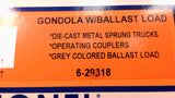Lionel 6-29318 NJ Transit Gondola w/Ballast Load