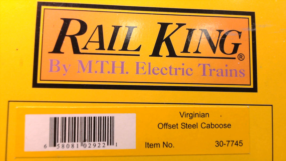 MTH 30-7745 Lighted Virginian Offset Steel Caboose