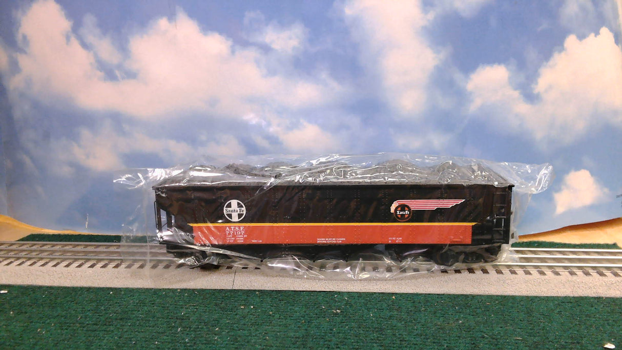 K-Line K623-1053 ATSF Die Cast Hopper With Coal Load