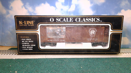 K-Line K762-7485 PRR O Scale Historical Art Classic Wood-Sided Reefer
