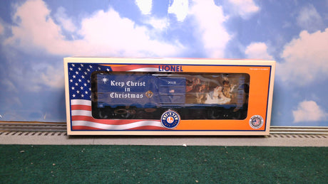 Lionel LNL6-58031 2019 Knights of Columbus Keep Christ in Christmas Boxcar