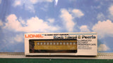 Lionel LNL6-8004 American Standard 4-4-0 Wood Burning Steam Locomotive & Tender & Passenger Cars Rock Island & Peoria