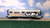 MTH RAIL KING R-17 4-CAR SUBWAY SET GRAFFITI W/LOCO-SOUND MTH30-2391-0