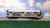 MTH RAIL KING R-17 4-CAR SUBWAY SET GRAFFITI W/LOCO-SOUND MTH30-2391-0