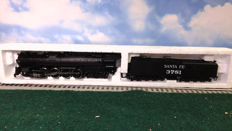 BACHMANN HO A.T. & S.F. STEAM LOCO W/TENDER #3781