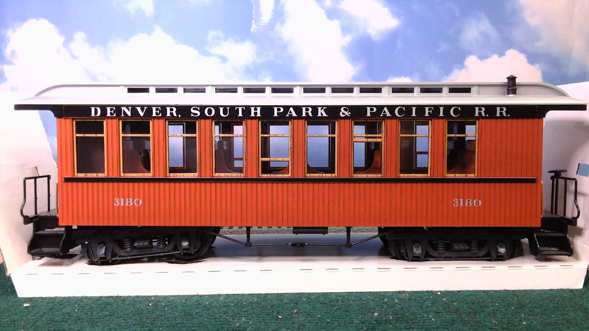 L.G.B.3180 DENVER SOUTH PARK & PACIFIC R.R. PASSENGER CAR