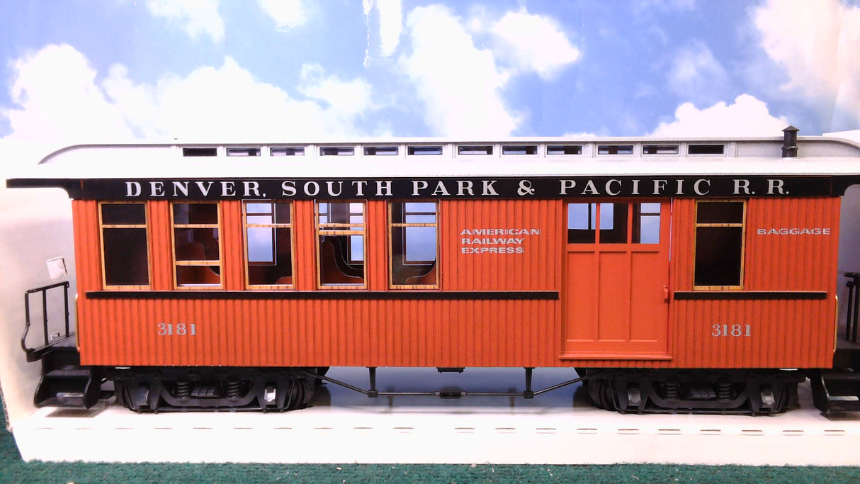 L.G.B.3181 DENVER SOUTH PARK & PACIFIC R.R. PASSENGER CAR