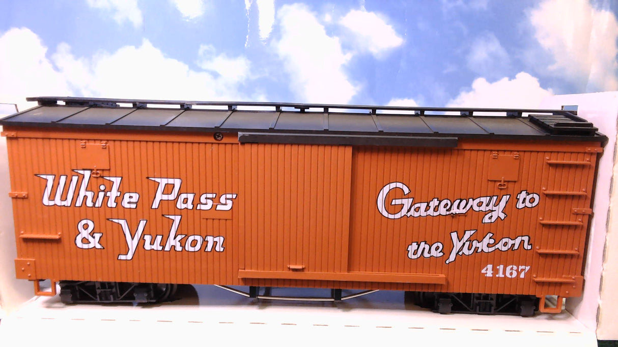 LGB#4167 WHITE PASS & YUKON BOX CAR