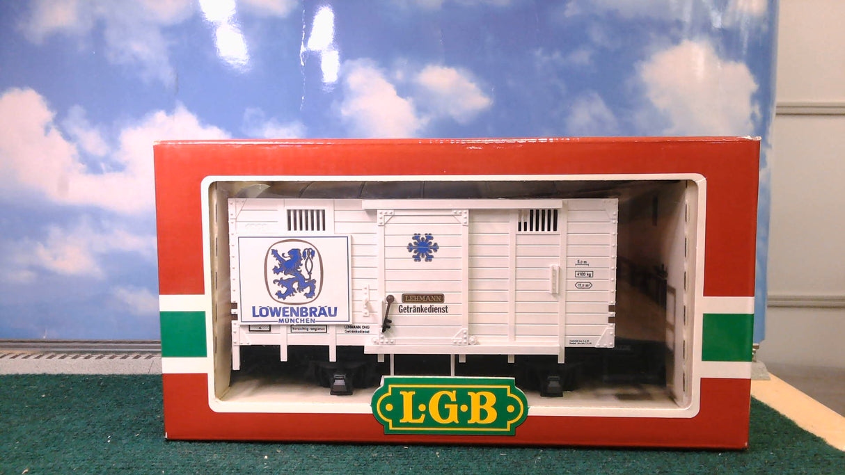 LGB 4131 LOWENBRAU CABOOSE