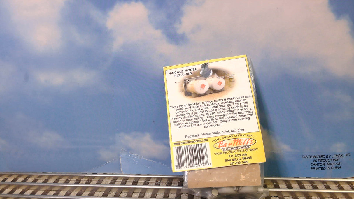 BARMILLS TWIN HORIZONTAL FUEL TANKS N-SCALE KIT #02002