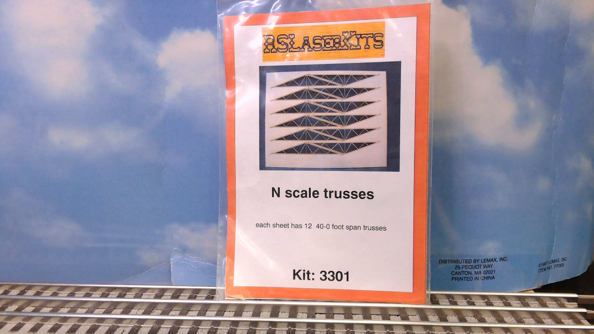 RSLASERKITS N-SCALE TRUSSES KIT 3301