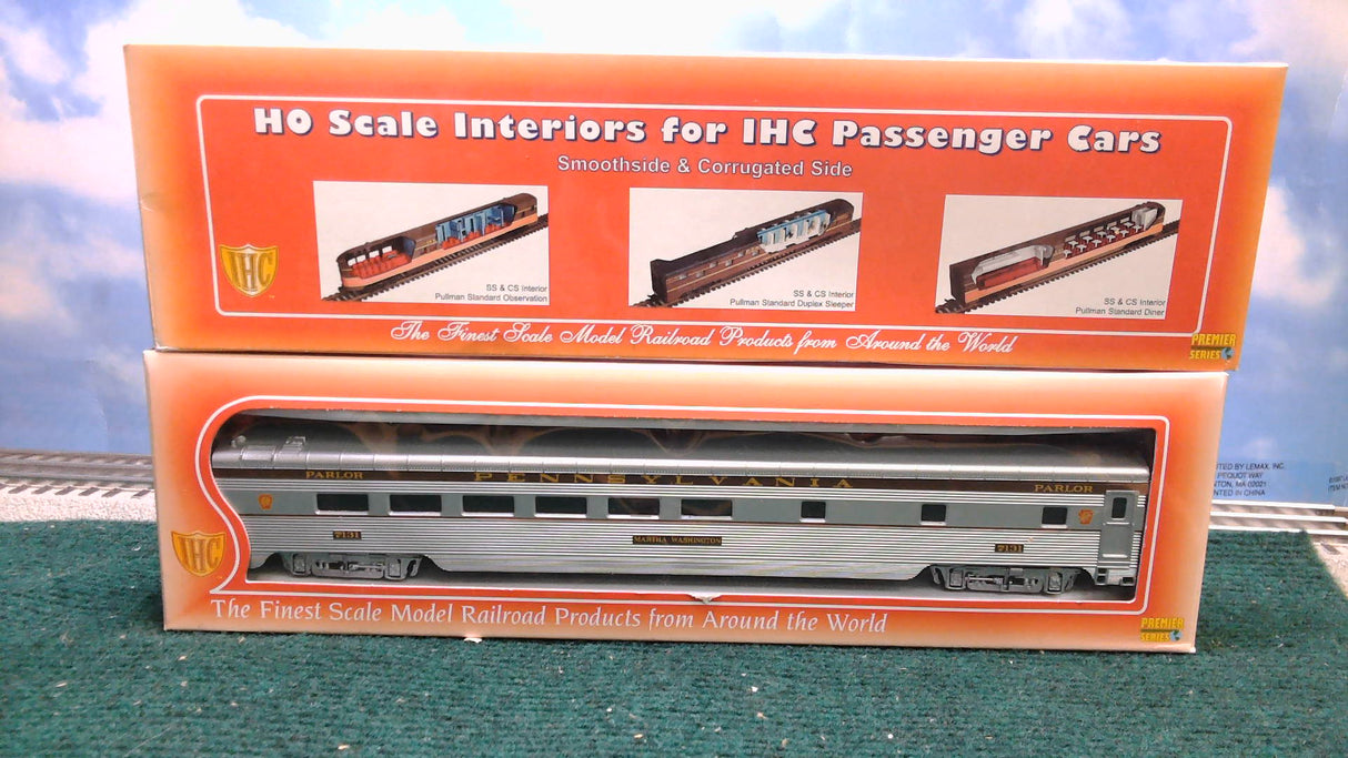 IHC HO PENNSYLVANIA CORRUGATED DINER CAR WITH INTERIOR #47742