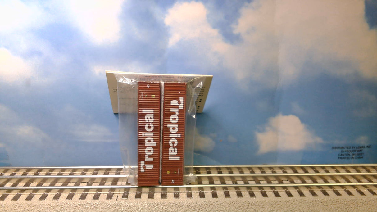 CON-COR N-SCALE CORRUGATED CONTAINERS 2 PACK