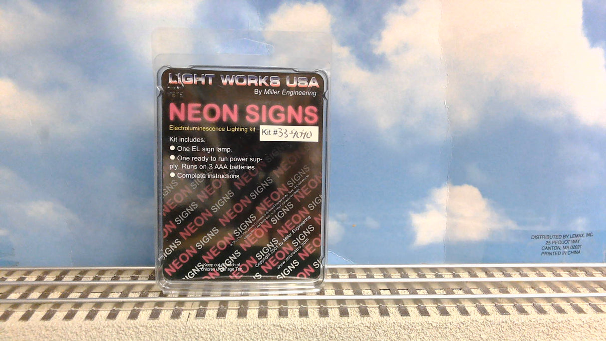Miller Engineering Neon Sign Kit#33-9040