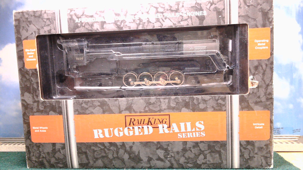 MTH RAILKING RUGGED RAILS SERIES PENNSYLVANIA 6-8-6 TURBINE STEAM LOCOMOTIVE W/LOCO-SOUND 30-1241-0