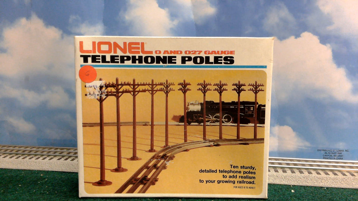 Lionel 6-2181 O and 027 Gauge Telephone Poles