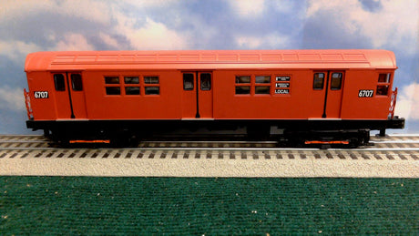MTH 30-2392-0 Redbird R-17 4-Car Subway Set with Loco-Sound