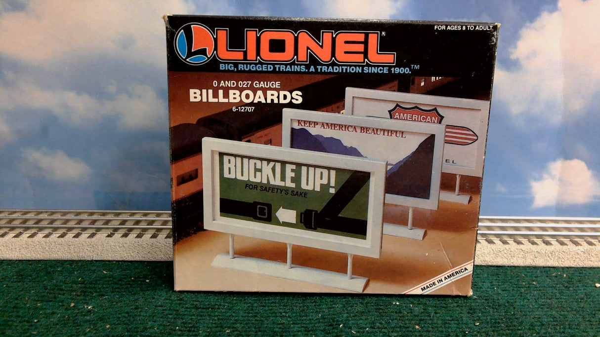 Lionel O and 027 Gauge Billboards 6-12707