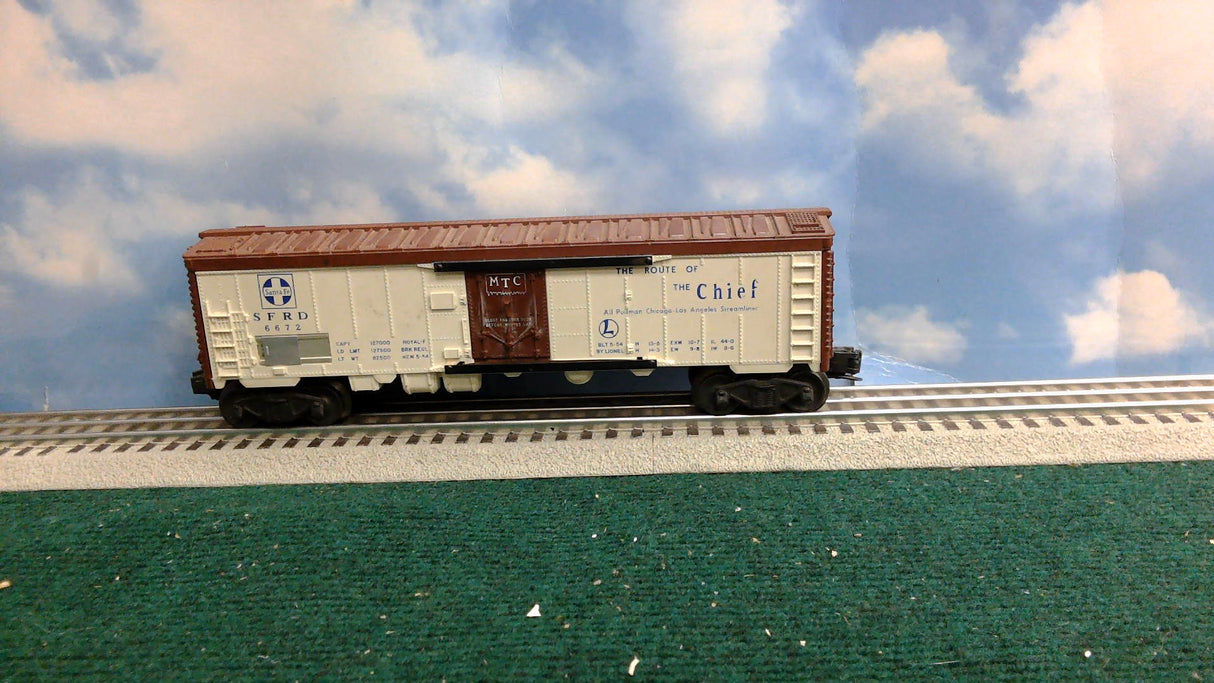 LIONEL SANTA FE FREEFER 6672 THE ROUTE OF THE CHIEF