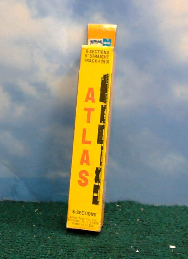 ATLAS N-GAUGE 6 PACK OF STRAIGHT TRACK #2501