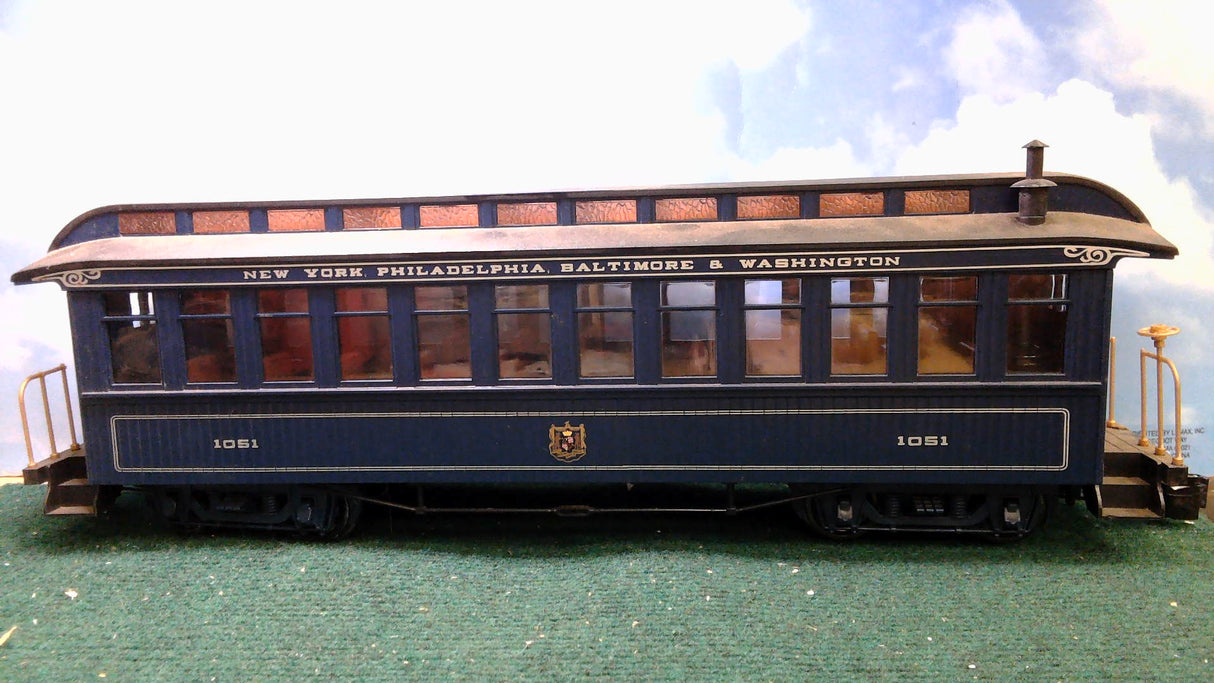 BACHMANN NEW YORK, PHILADELPHIA, BALTIMORE, & WASHINGTON G-GAUGE PASSENGER CAR 1051