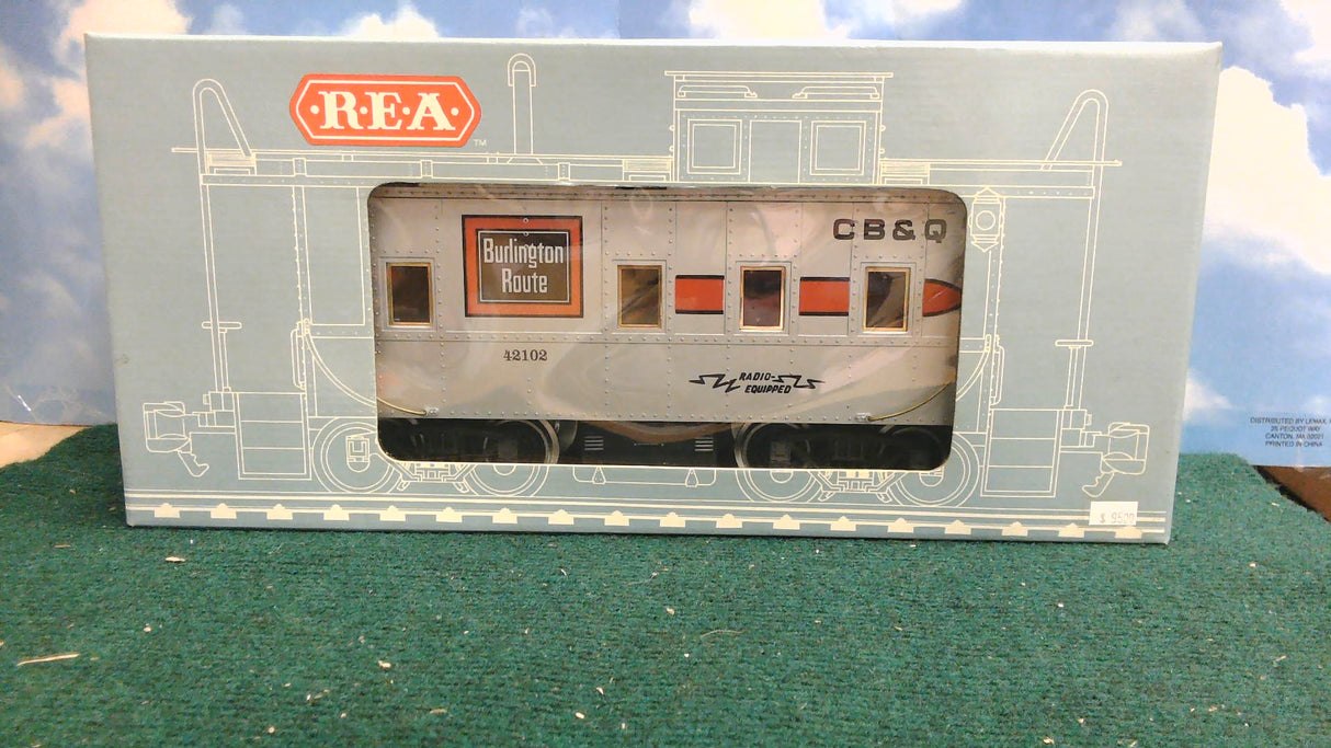 RAILWAY EXPRESS AGENCY CB&Q CABOOSE REA-42102