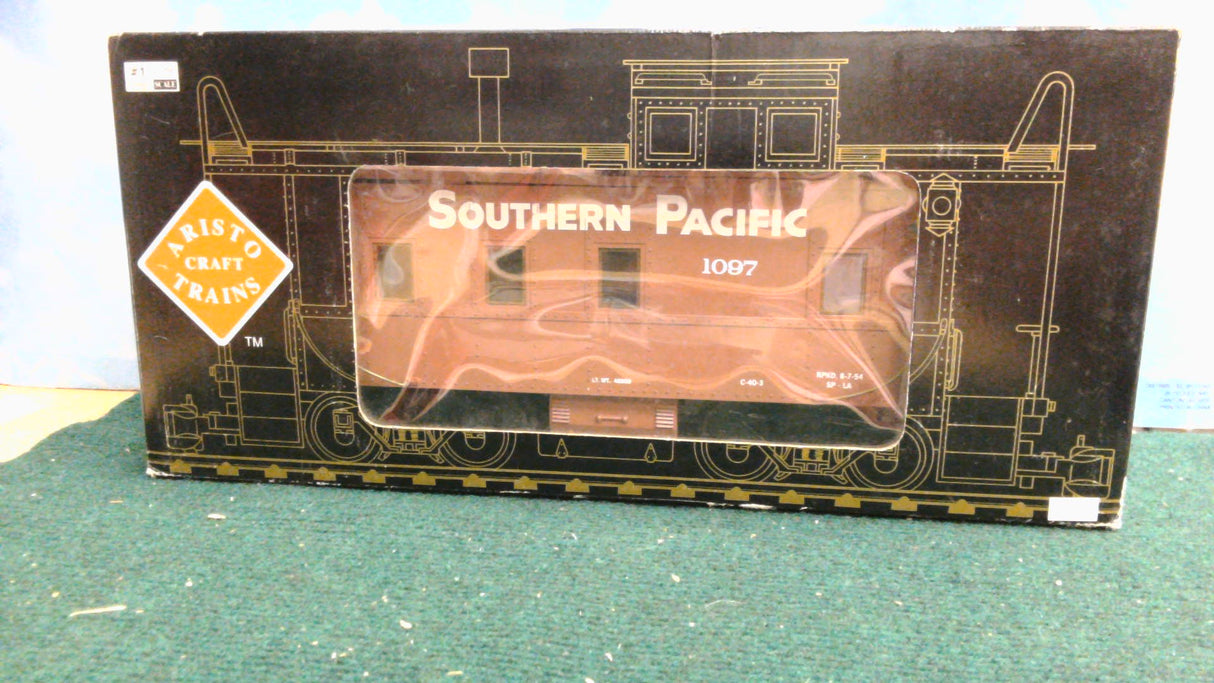 ARISTO CRAFT TRAINS STEEL/LONG CABOOSE ART-42107 SOUTHERN PACIFIC