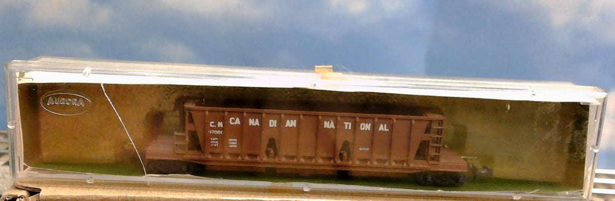 AURORA POSTAGE STAMP TRAINS 4843/211 CANADIAN NATIONAL HOPPER