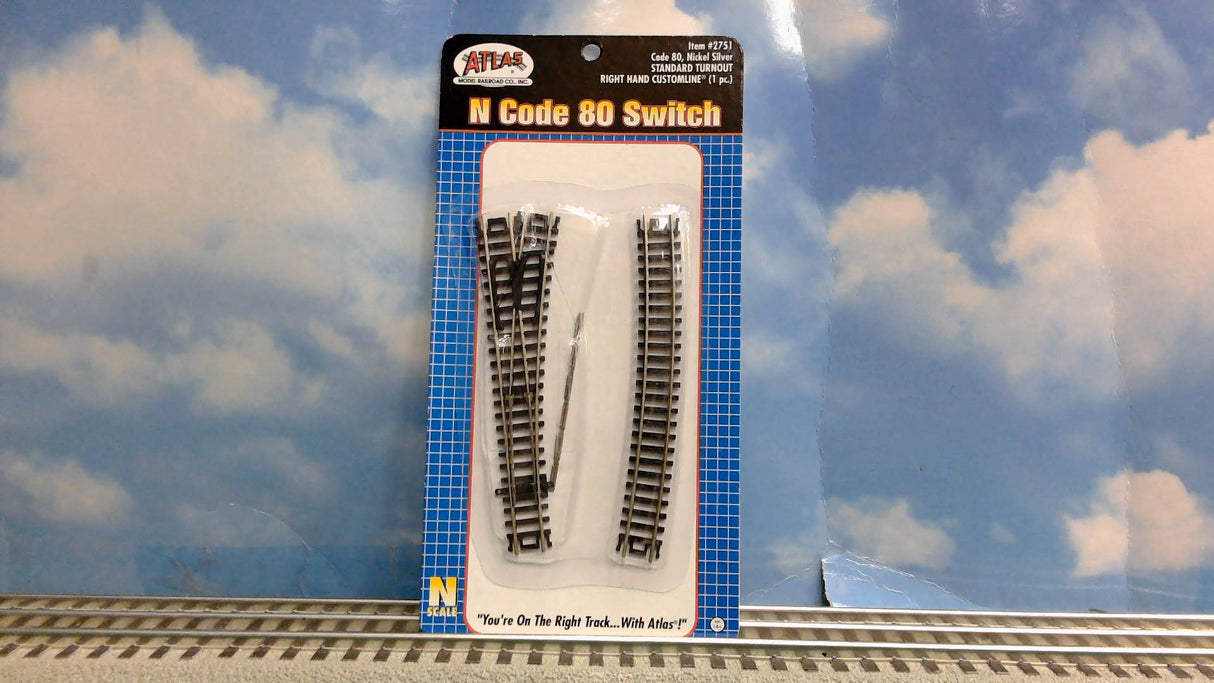 ATLAS N CODE RIGHT 80 SWITCH 2751