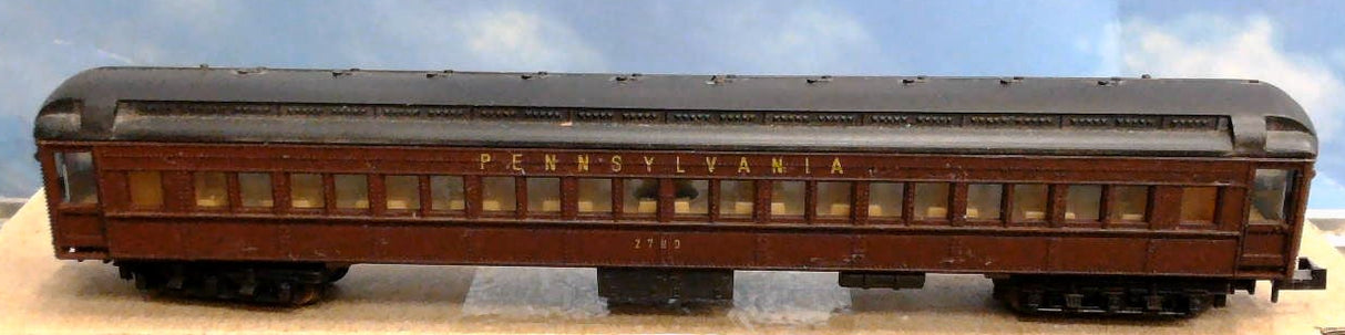 Set of PRR N Scale Engine and 3 Passenger Cars