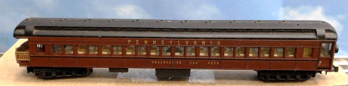 Set of PRR N Scale Engine and 3 Passenger Cars