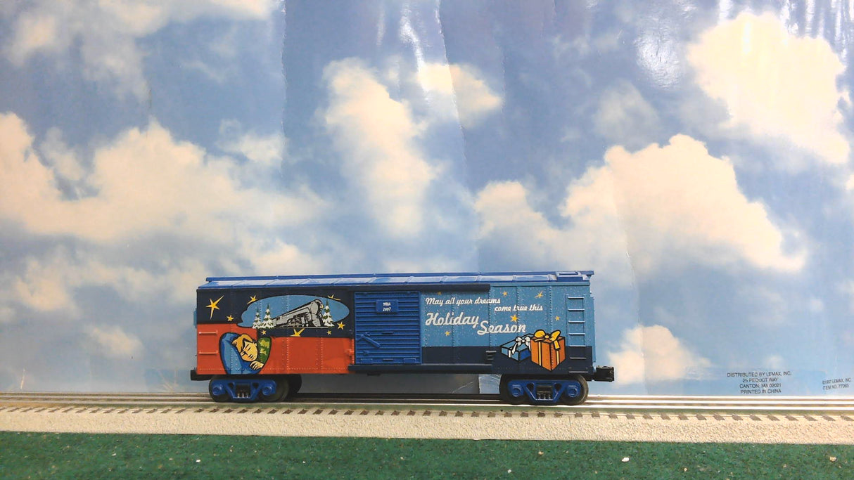 MTH RAILKING 30-74443 HAPPY HOLIDAYS BOXCAR
