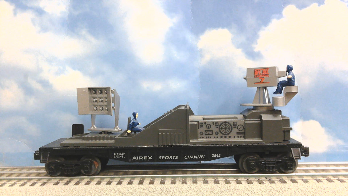 Lionel 6-16751 O Gauge WLNL Channel 7-Airex Sports Channel TV Car