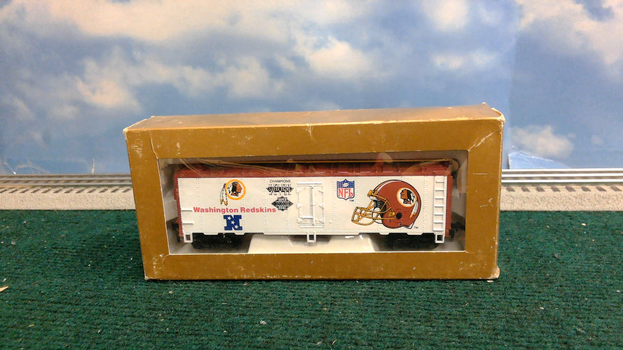 Mantua NFL SUPER BOWL EXPRESS Set Complete Engine Caboose Train Car HO Scale