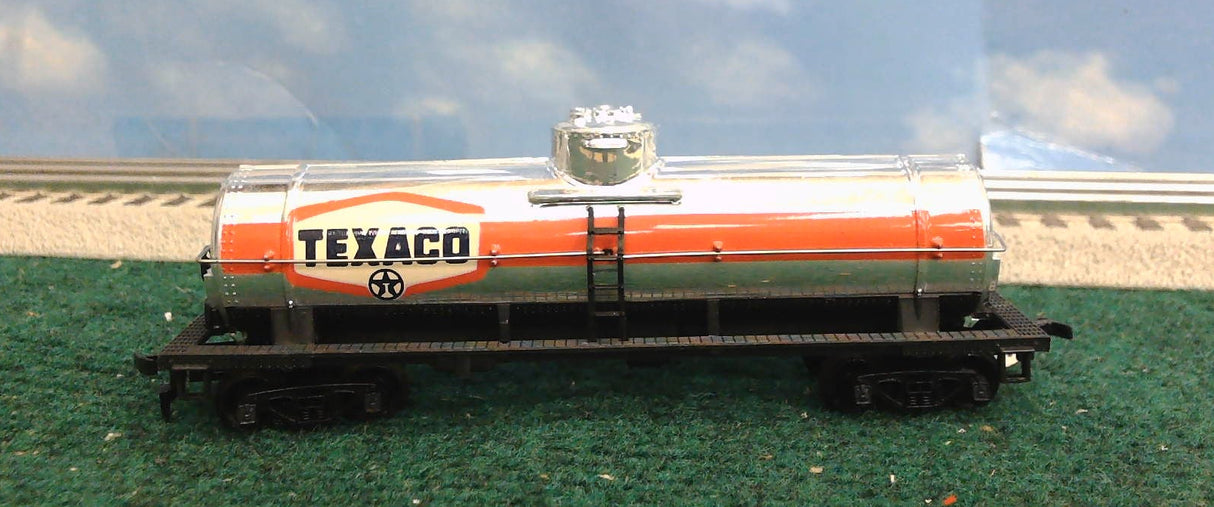 Tyco 367D HO Texaco Silver Tank Car