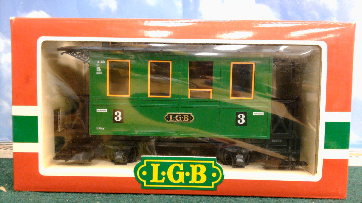 LGB 3010 G Green 3rd Class Coach