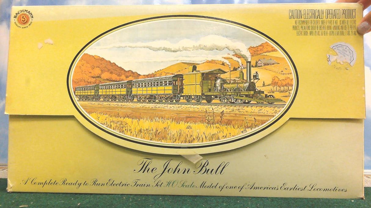 BACHMANN 40-140 THE JOHN BULL HO SCALE ELECTIC TRAIN SET
