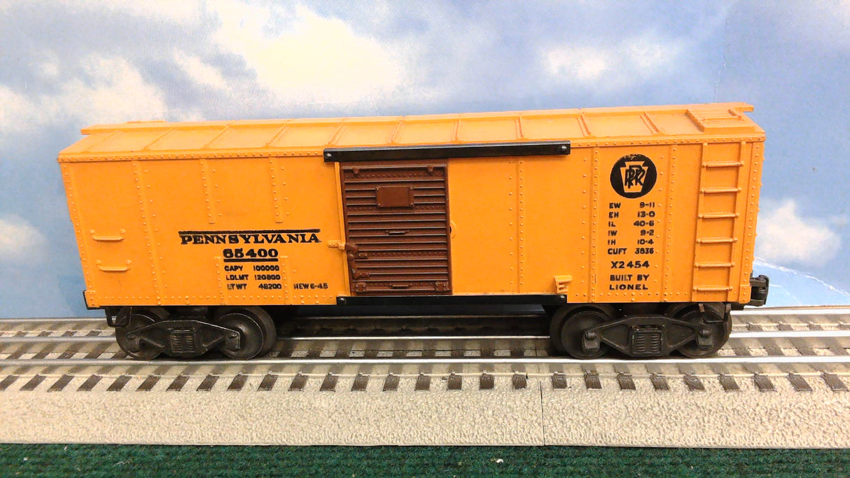 Lionel X2454 O Pennsylvania Railroad Orange Box Car
