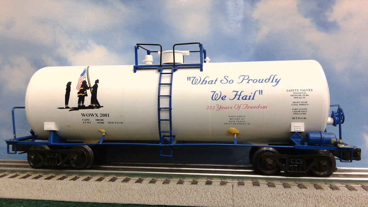 Weaver O 2001 Patriotic Tank Car