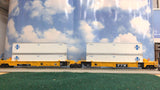 Worldwide Intermodal K-7794 DTTX TTX 2 Pack w/Containers