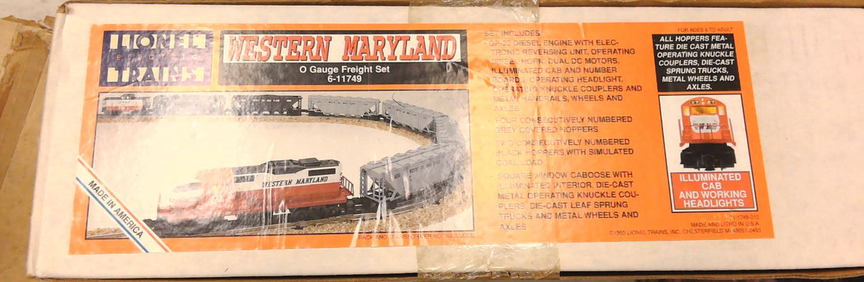 Lionel 6-11749 Western Maryland O-Gauge Freight Set