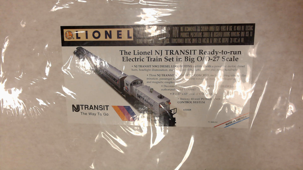 Lionel 6-11828 Big O/O27 NJ Transit RTR Set