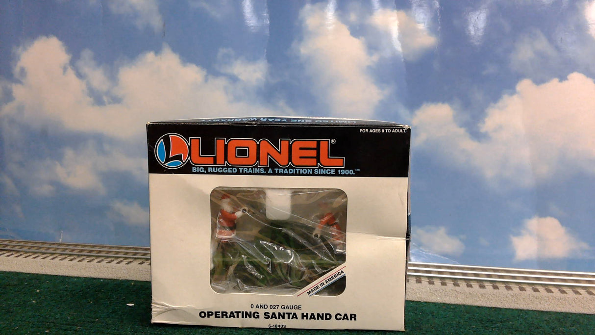 Lionel 6-18403 Operating Santa Hand Car