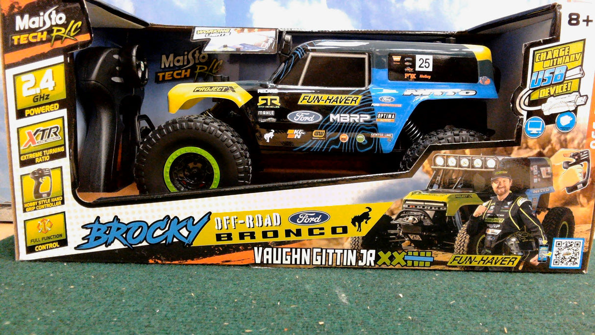 Maisto R/C Brocky Off-Road Ford Bronco Vaughn Gittin Jr.