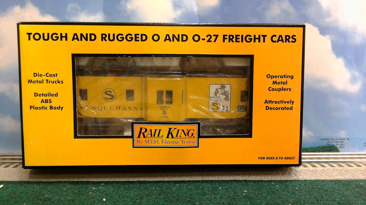 MTH 30-77019 Susquehanna O Gauge RailKing Bay Window Caboose