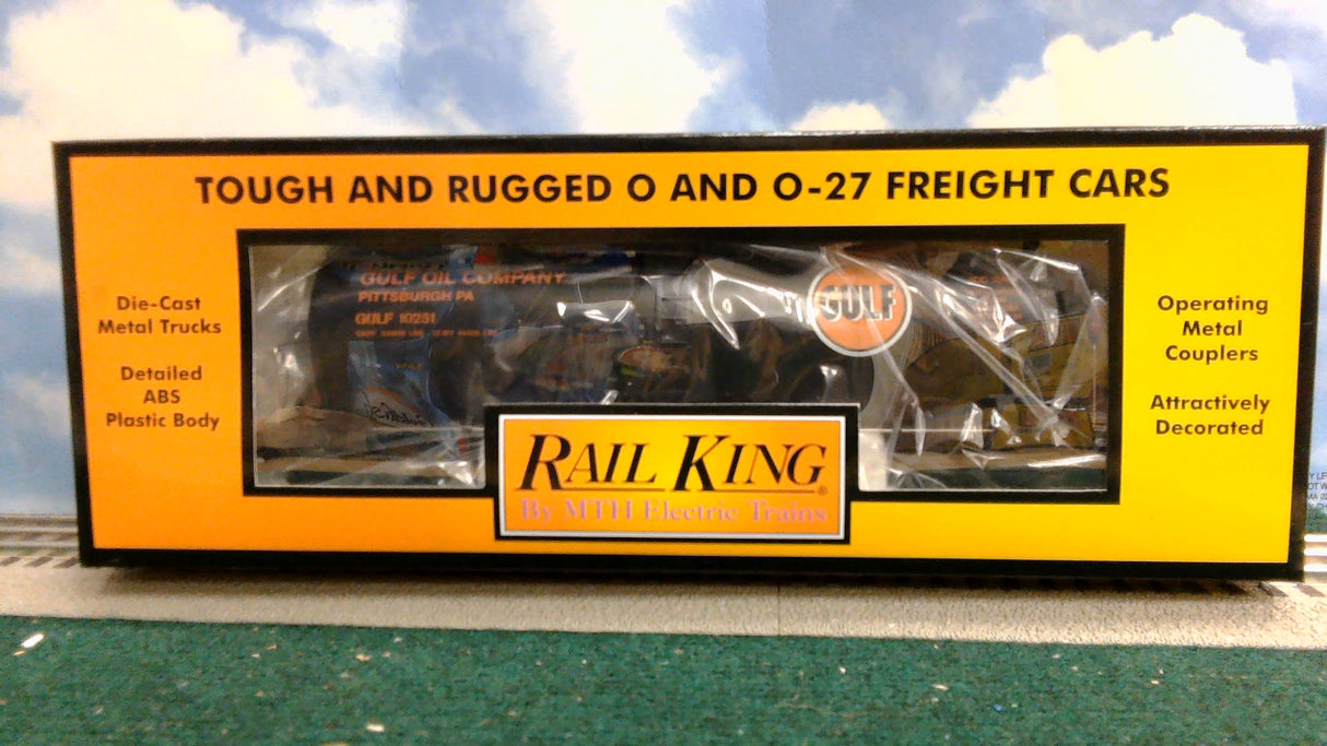 MTH RAILKING 30-7059 GULF MODERN TANK CAR SET OF 3