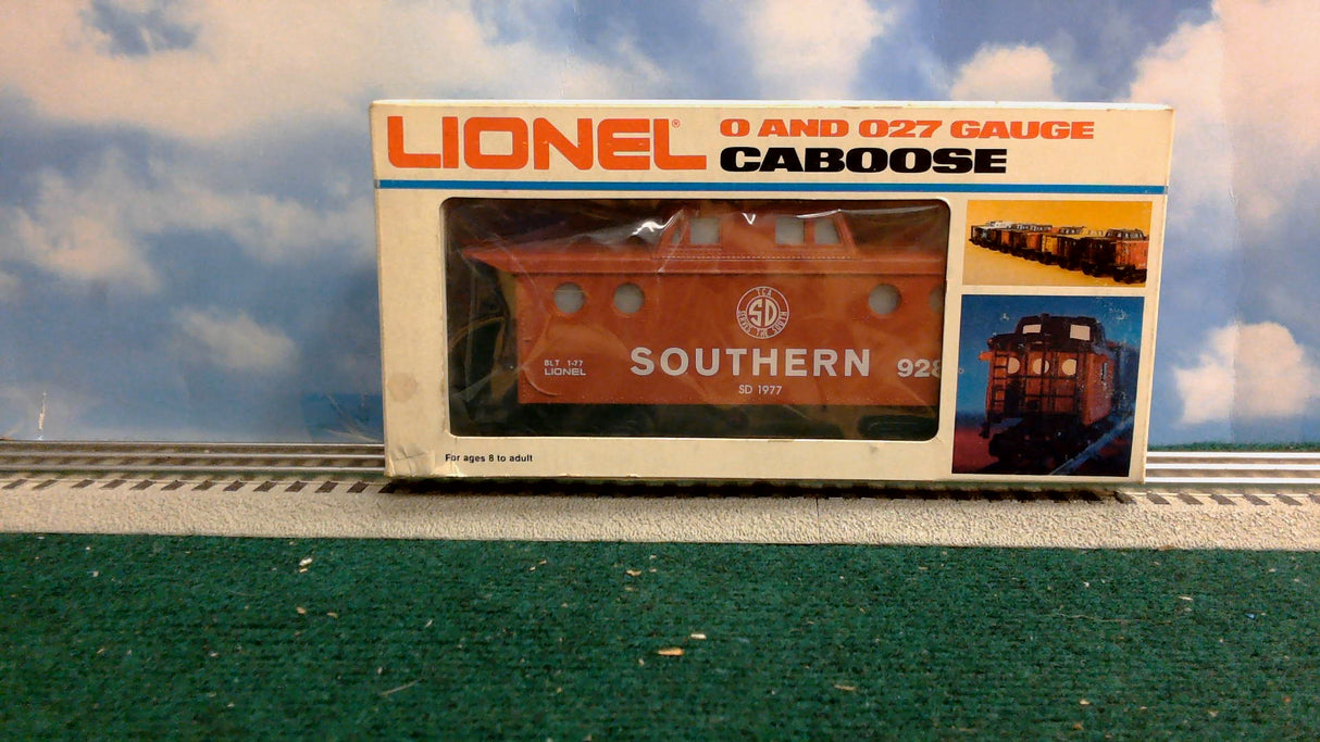 Lionel 6-9287 O Gauge Southern Red Round Window Caboose