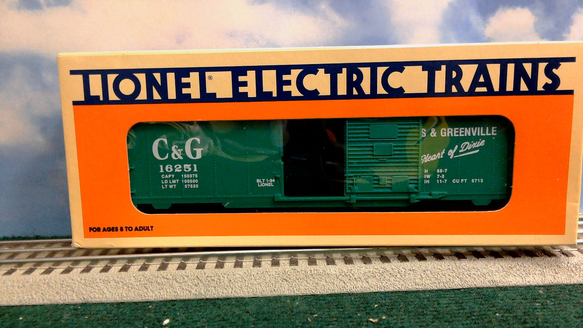 Lionel 6-16251 O Gauge Columbus & Greenville Box Car