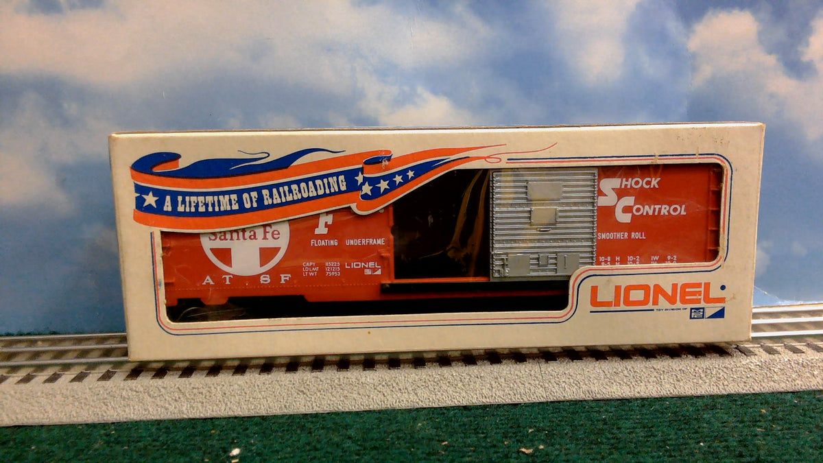 Lionel 6-9202 O Gauge Atchison Topeka Santa Fe Boxcar
