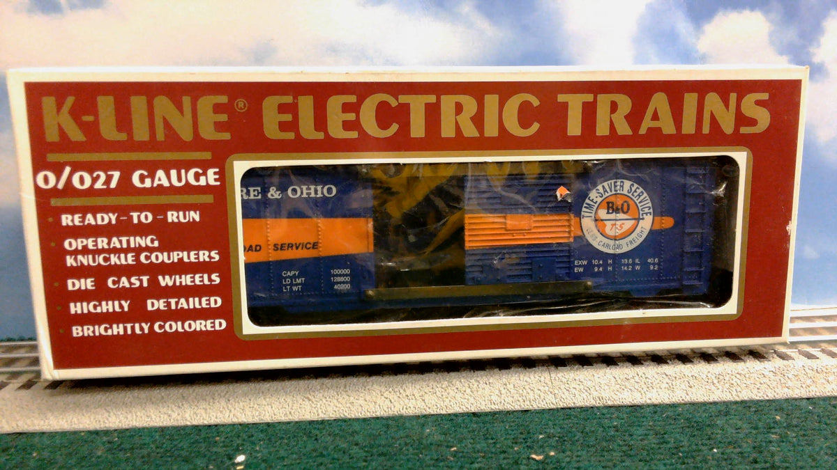K-Line K-6473 B&O Classic Boxcar Baltimore & Ohio